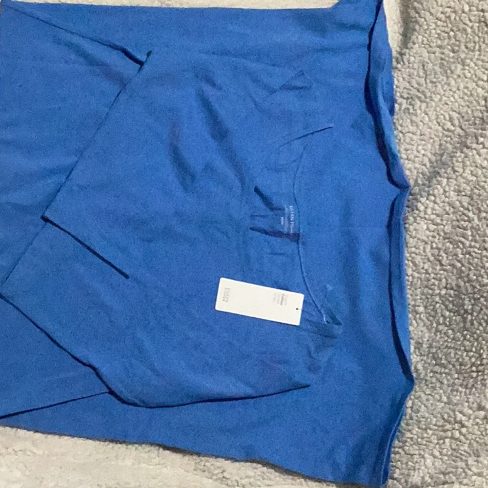 Eileen Fisher Organic Cotton Blue Top
